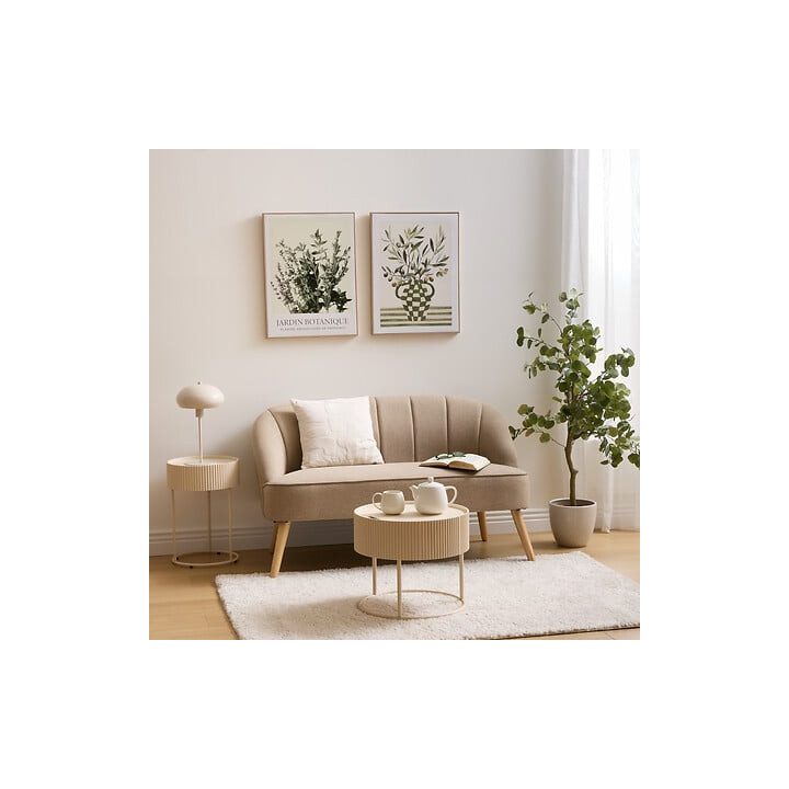 Banquette 2 places Navoa beige 214233A