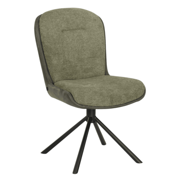 Chaise en tissu Trafford Grey