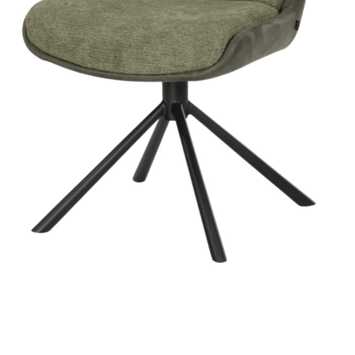 Chaise en tissu Trafford Grey