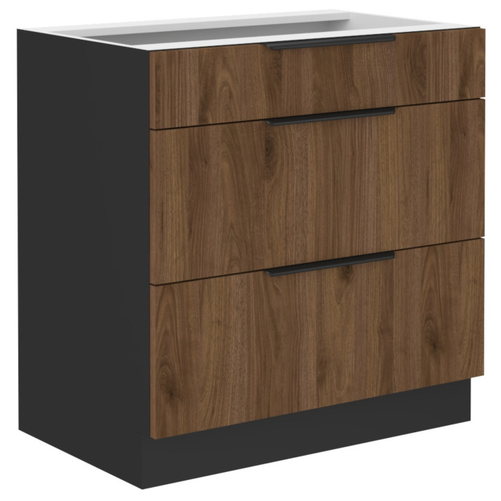 Bas 80 cm Casserolier  Monza noyer