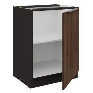Bas 60 cm 1 porte Monza noyer