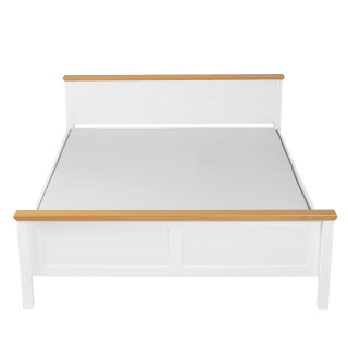 Lit 160 x 200 cm Maluno blanc