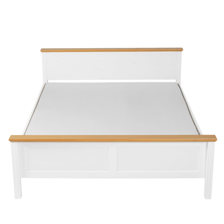 Lit 160 x 200 cm Maluno blanc