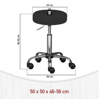 Tabouret Arsa noir