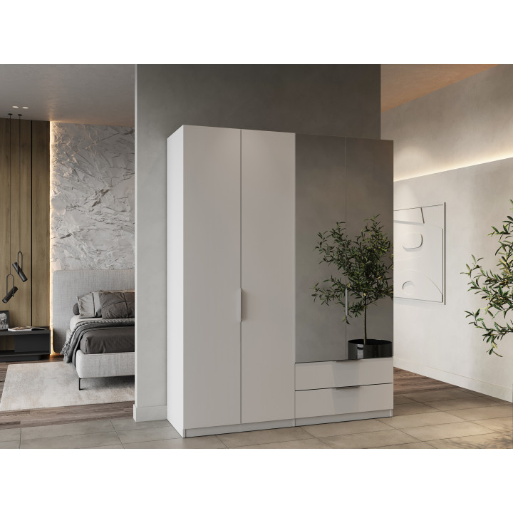 Armoire Ghost 4 portes blanc