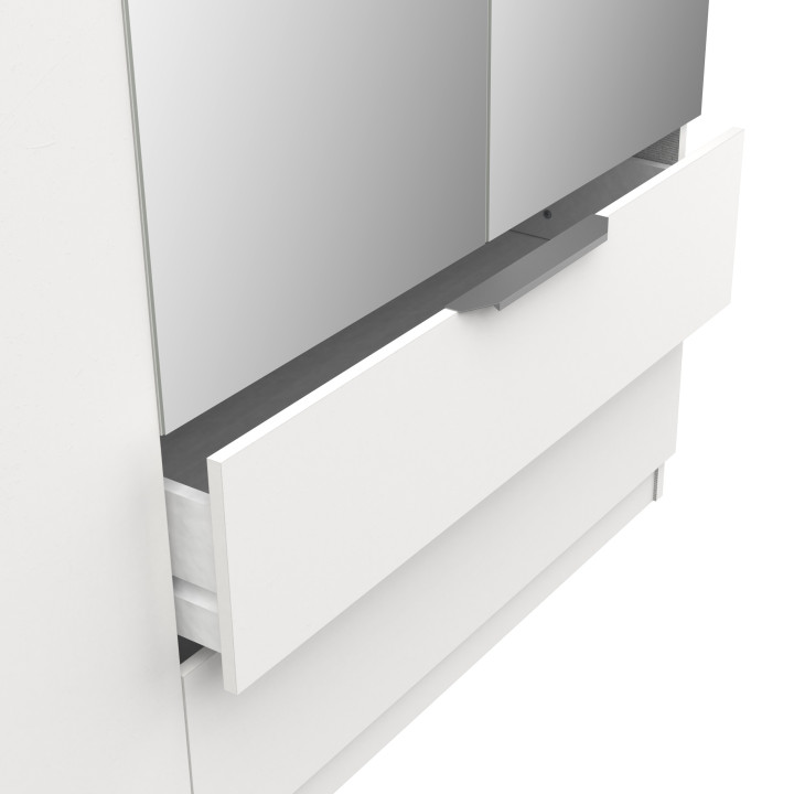 Armoire Ghost 4 portes blanc