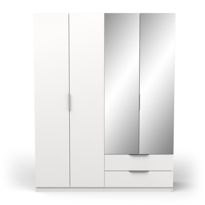 Armoire Ghost 4 portes blanc