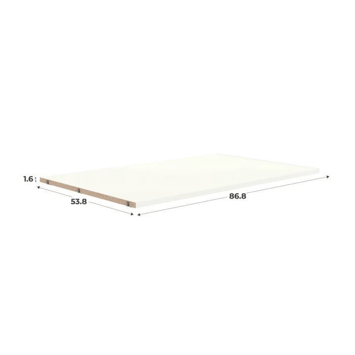 Kit étagère Casa blanc L 90 cm