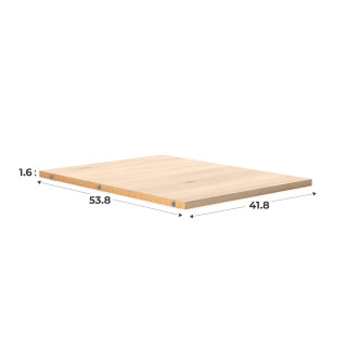 Kit étagère Casa chêne hikory L 45 cm