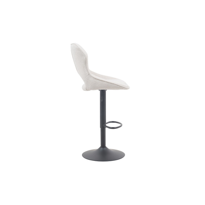 Chaise de bar Mori tissu Beige