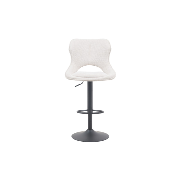 Chaise de bar Mori tissu Beige