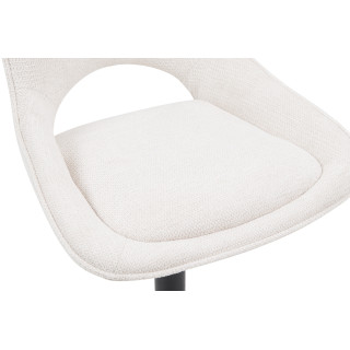 Chaise de bar Mori tissu Beige
