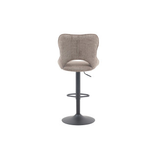 Chaise de bar Mori tissu Poivre