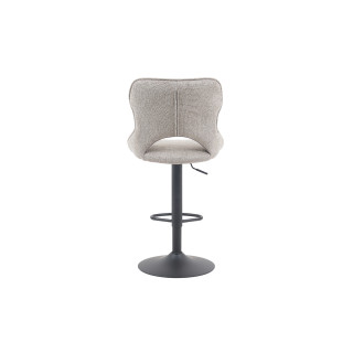 Chaise de bar Mori tissu gris clair