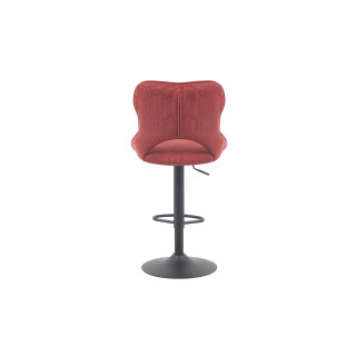 Chaise de bar Mori tissu rouge