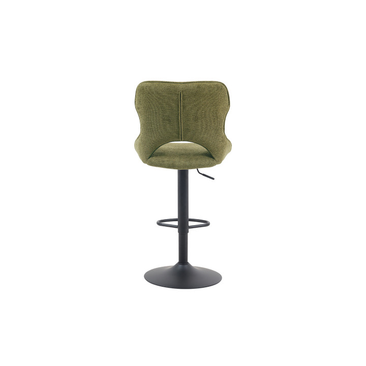 Chaise de bar Mori tissu vert