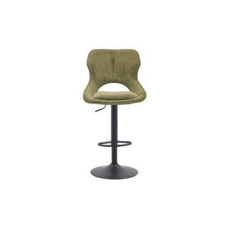 Chaise de bar Mori tissu vert