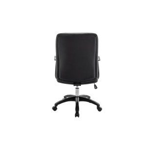 Chaise de bureau Luka Noir Pu
