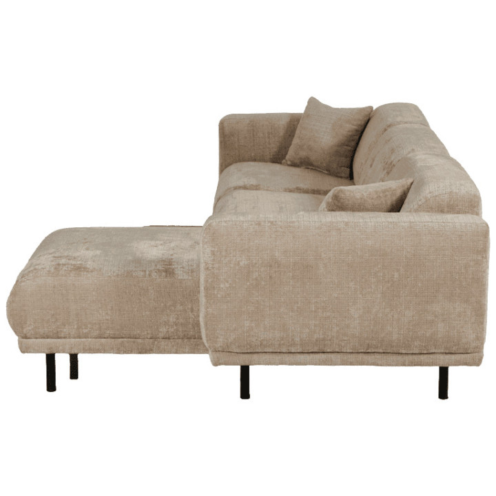 Canapé d'angle droit Balena beige