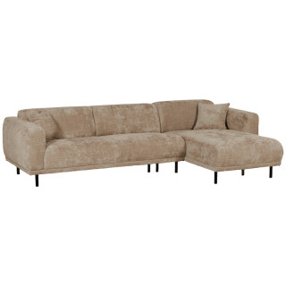 Canapé d'angle droit Balena beige