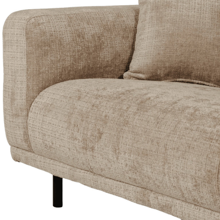 Canapé d'angle droit Balena beige