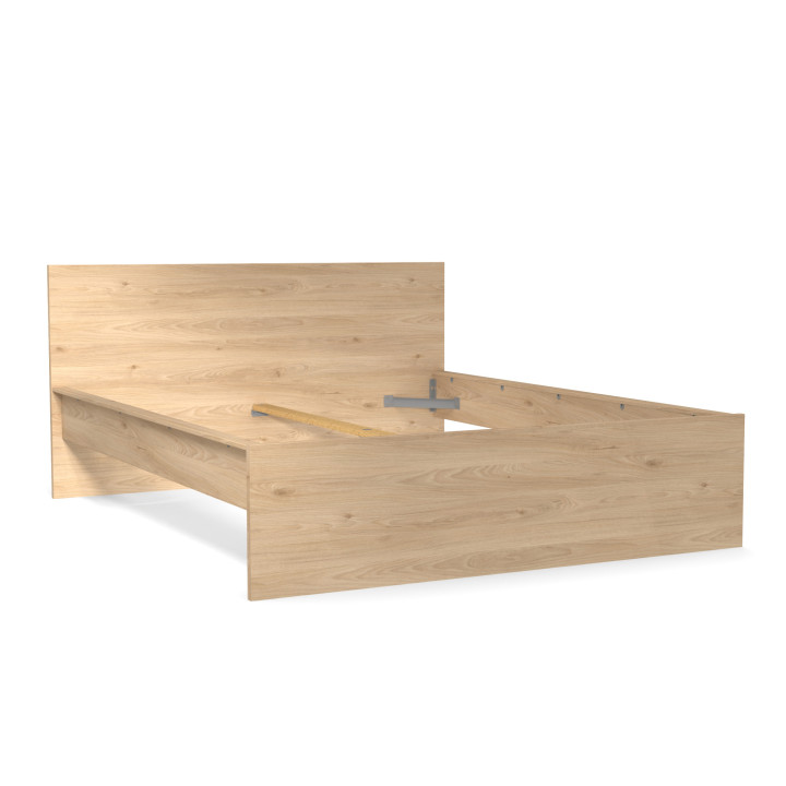 Lit 140 x 190 cm Mosaik Hickory ( sans literie ) ( sur commande )