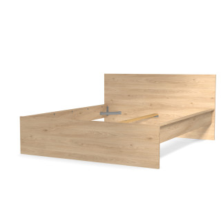 Lit 140 x 190 cm Mosaik Hickory ( sans literie ) ( sur commande )