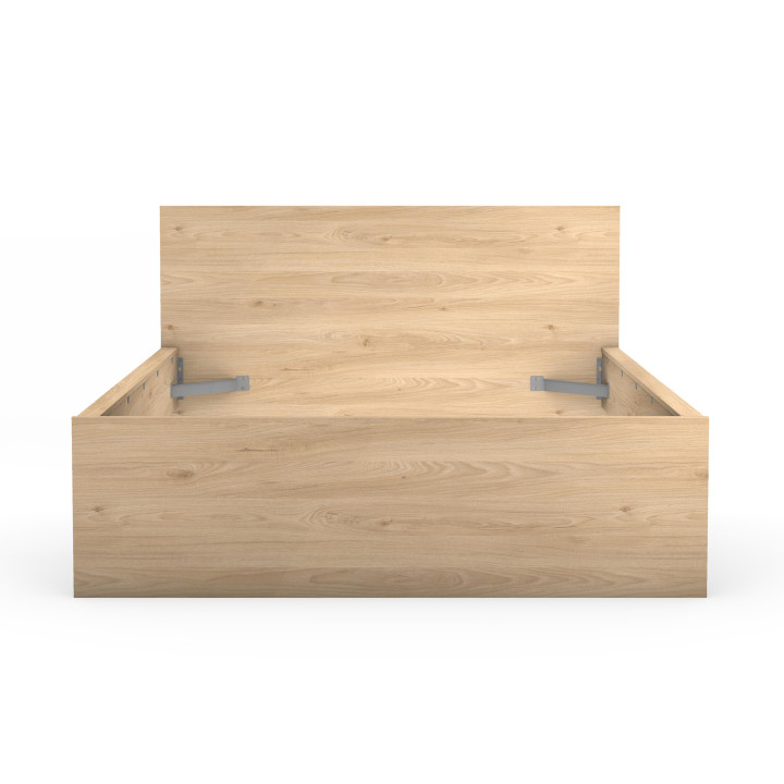 Lit 140 x 190 cm Mosaik Hickory ( sans literie ) ( sur commande )