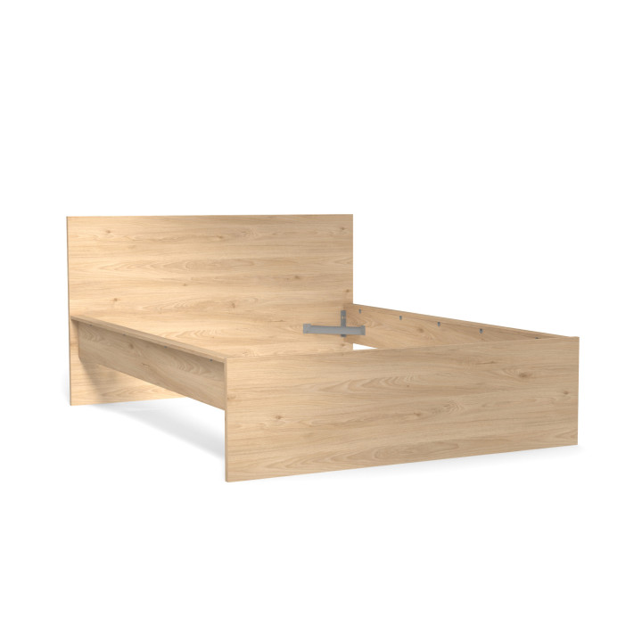 Lit 140 x 190 cm Mosaik Hickory ( sans literie ) ( sur commande )