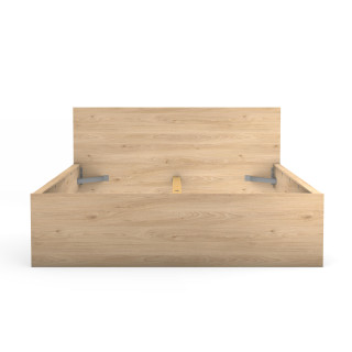 Lit 140 x 190 cm Mosaik Hickory ( sans literie ) ( sur commande )