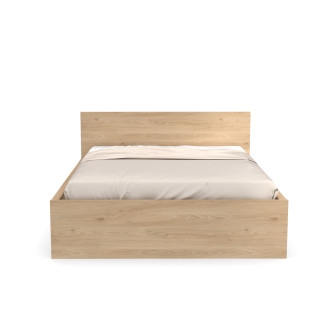 Lit 140 x 190 cm Mosaik Hickory ( sans literie ) ( sur commande )