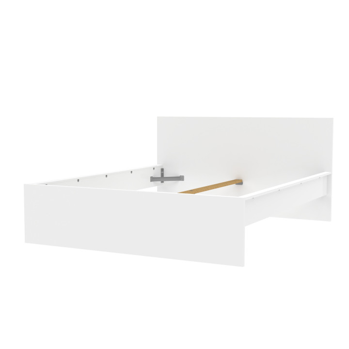 Lit 140 x 190 cm Mosaik blanc ( sur commande )