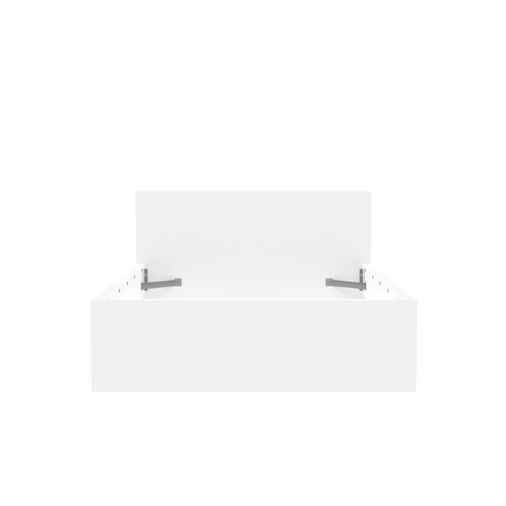 Lit 140 x 190 cm Mosaik blanc ( sur commande )
