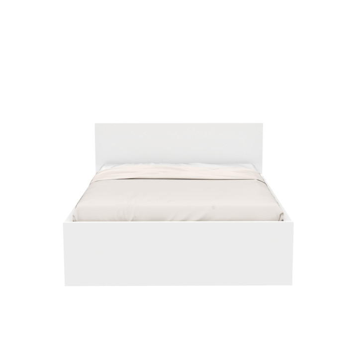 Lit 140 x 190 cm Mosaik blanc ( sur commande )