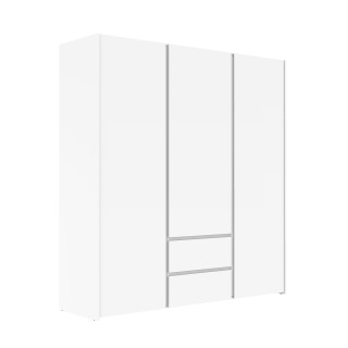Armoire 3 portes, 2 tiroirs Mosaik blanc ( sur commande )