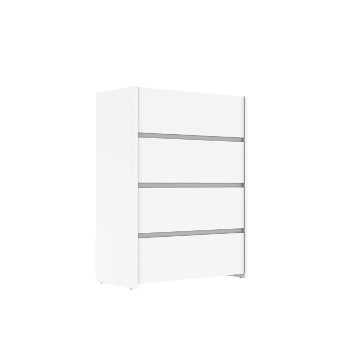 Commode 4 tiroirs Mosaik blanc ( sur commande )