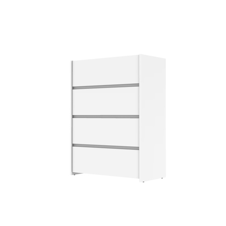 Commode 4 tiroirs Mosaik blanc ( sur commande )