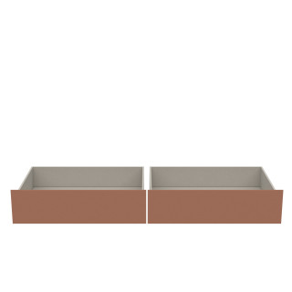 Lot de 2 tiroirs Terracotta Mosaik ( sur commande )