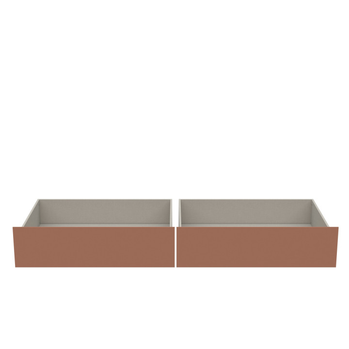 Lot de 2 tiroirs Terracotta Mosaik ( sur commande )