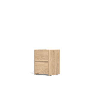 Chevet 2 tiroirs Mosaik décor Hickory ( sur commande )