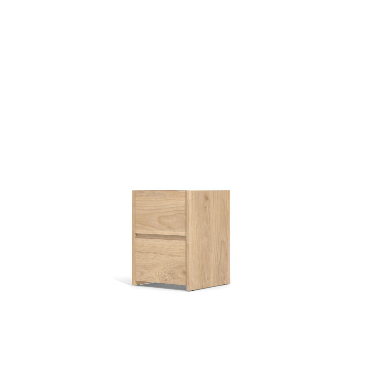 Chevet 2 tiroirs Mosaik décor Hickory ( sur commande )