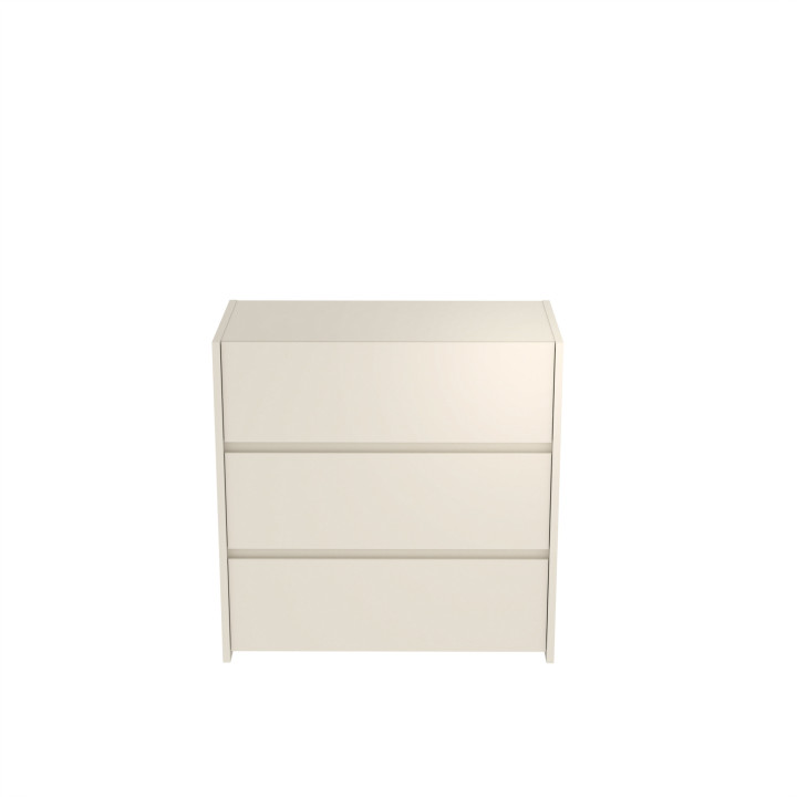 Chevet 2 tiroirs Mosaik blanc ( sur commande )