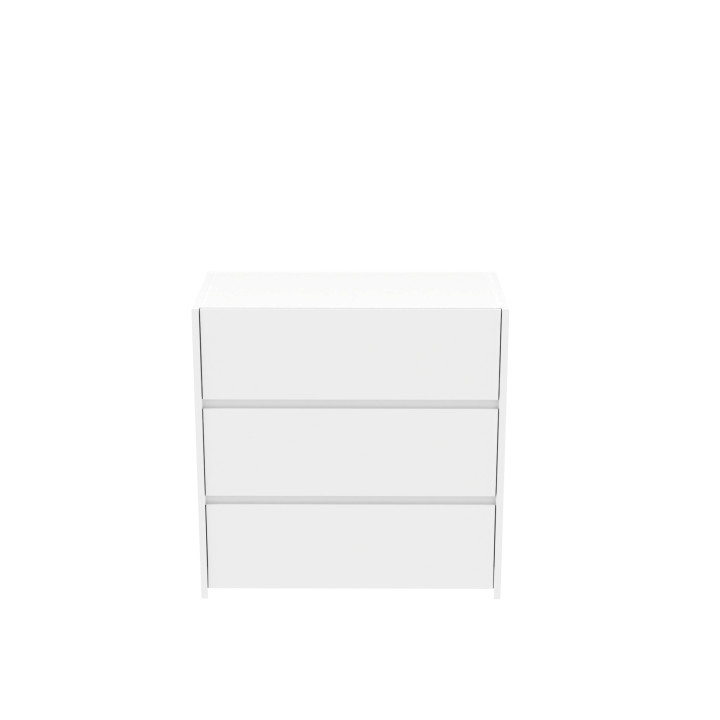 Commode 3 tiroirs Mosaik Blanc ( sur commande )