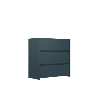 Commode 3 tiroirs Mosaik Bleu nuit ( sur commande )