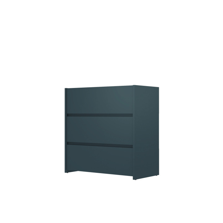 Commode 3 tiroirs Mosaik Bleu nuit ( sur commande )