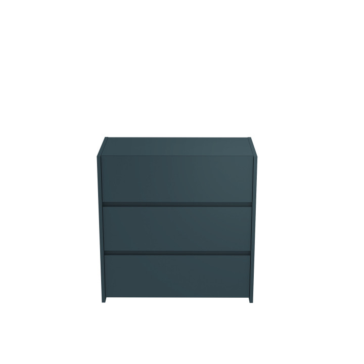 Commode 3 tiroirs Mosaik Bleu nuit ( sur commande )