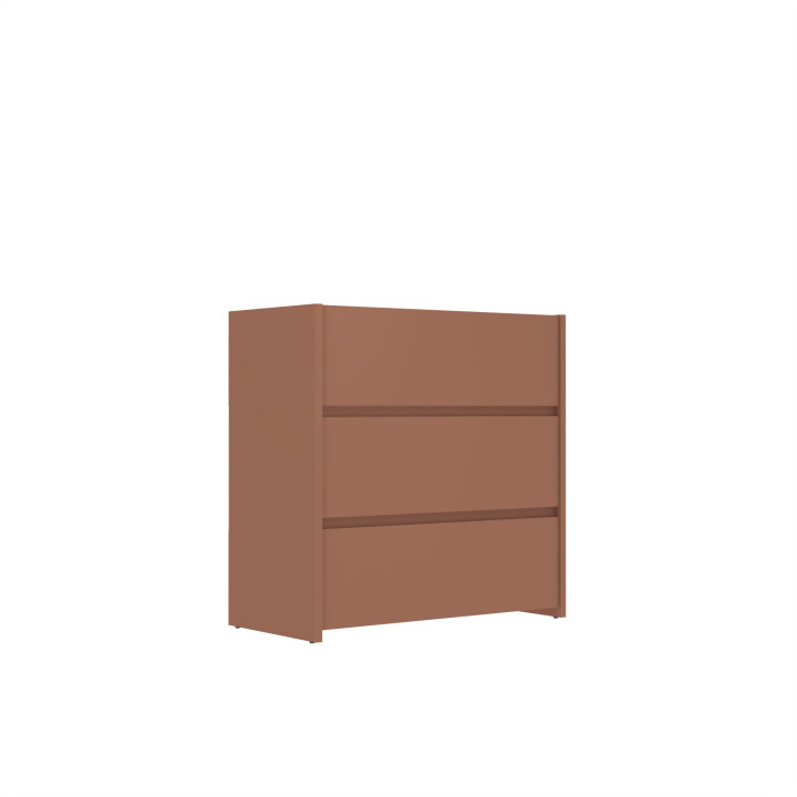 Commode 3 tiroirs Mosaik Terracota  ( sur commande )