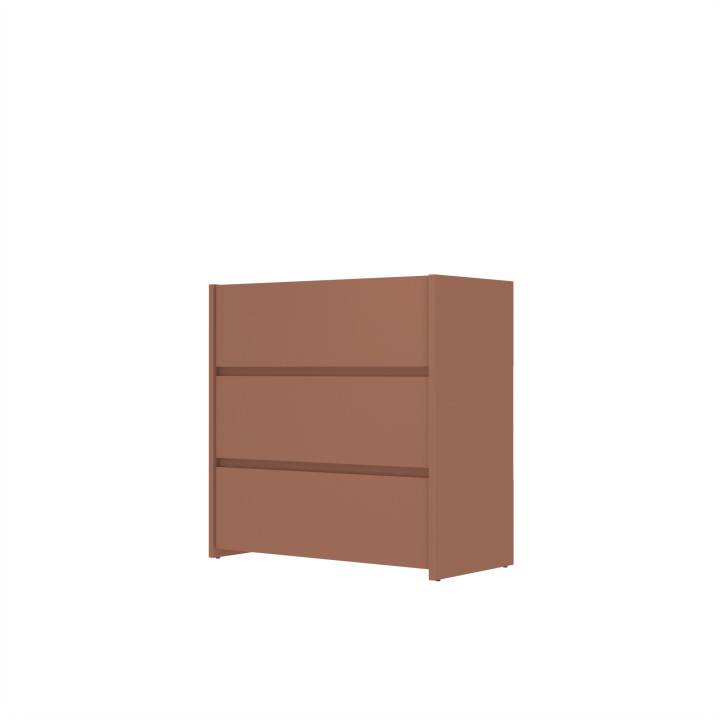 Commode 3 tiroirs Mosaik Terracota  ( sur commande )