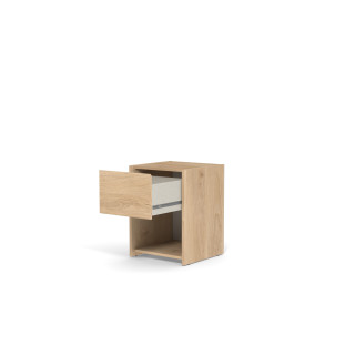 Chevet 1 tiroir Mosaik décor Hickory ( sur commande )