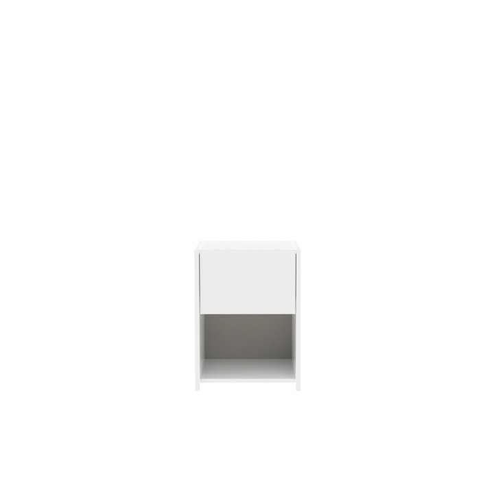 Chevet 1 tiroir Mosaik Blanc ( sur commande )